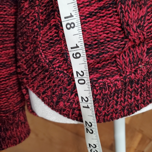 Maurices Knit Sweater with Front Pockets Red - Picture 7 of 12
